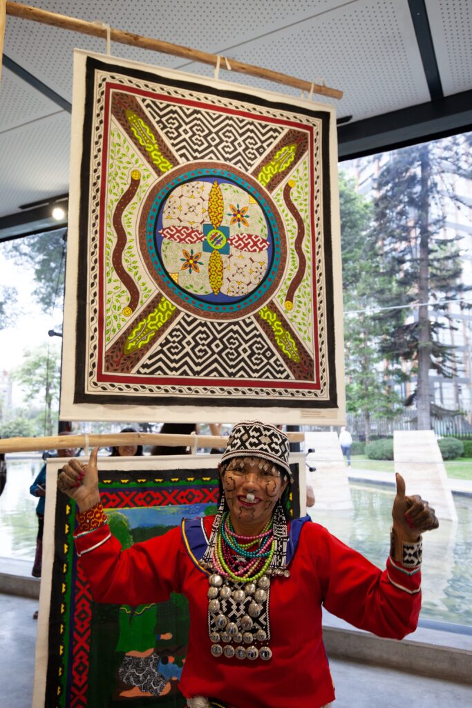 "Mother Plants and Struggling Women. Visions from Cantagallo", exhibition view at Museo de Arte Contemporáneo - MAC Lima, 2022. Visible project, Fellowship 2025/26. Photo: Philipp Scholz Rittermann