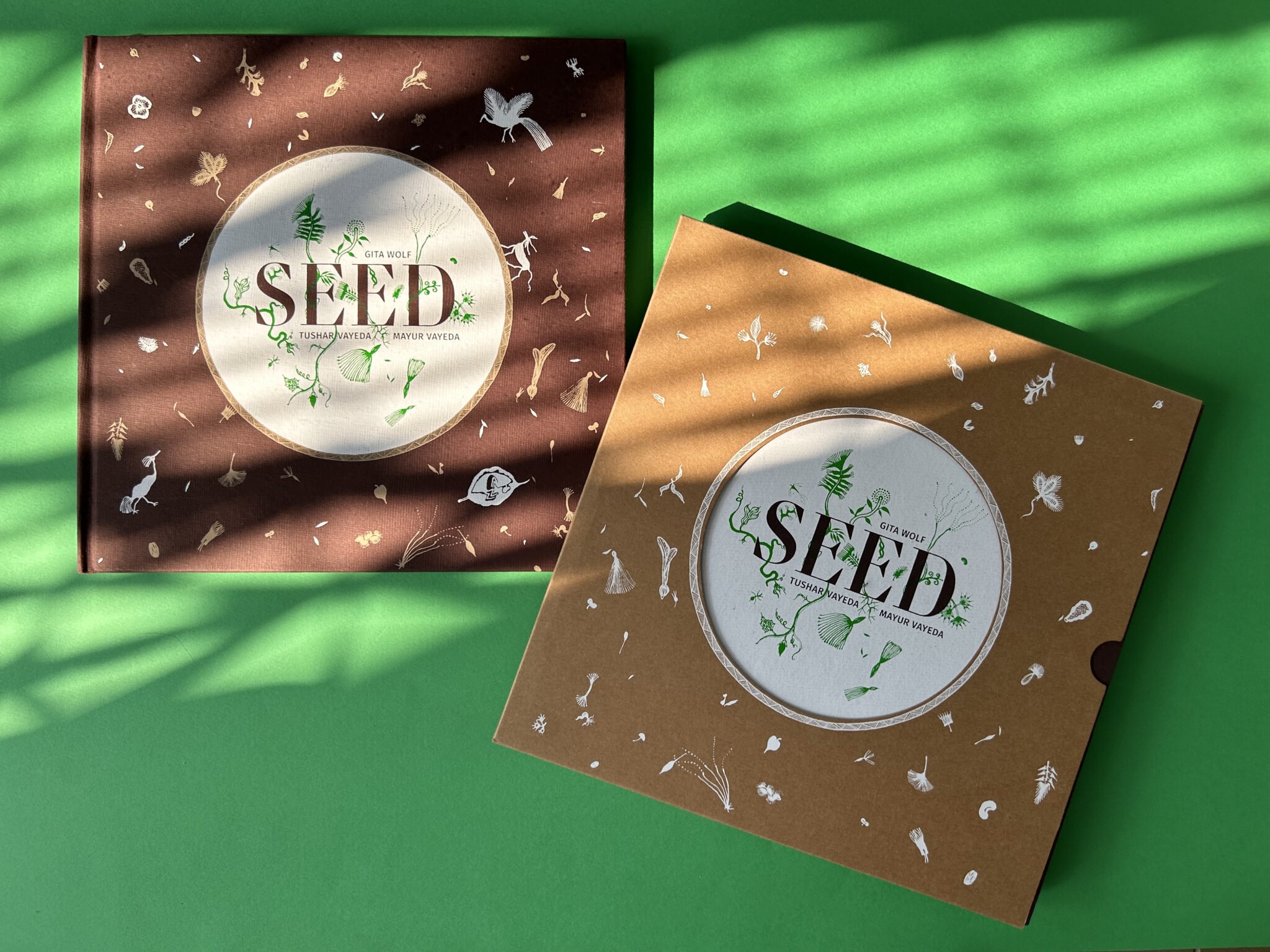 Seed, book by Gita Wolf, Tushar Vayeda and Mayur Vayeda, Tara Books, 2024